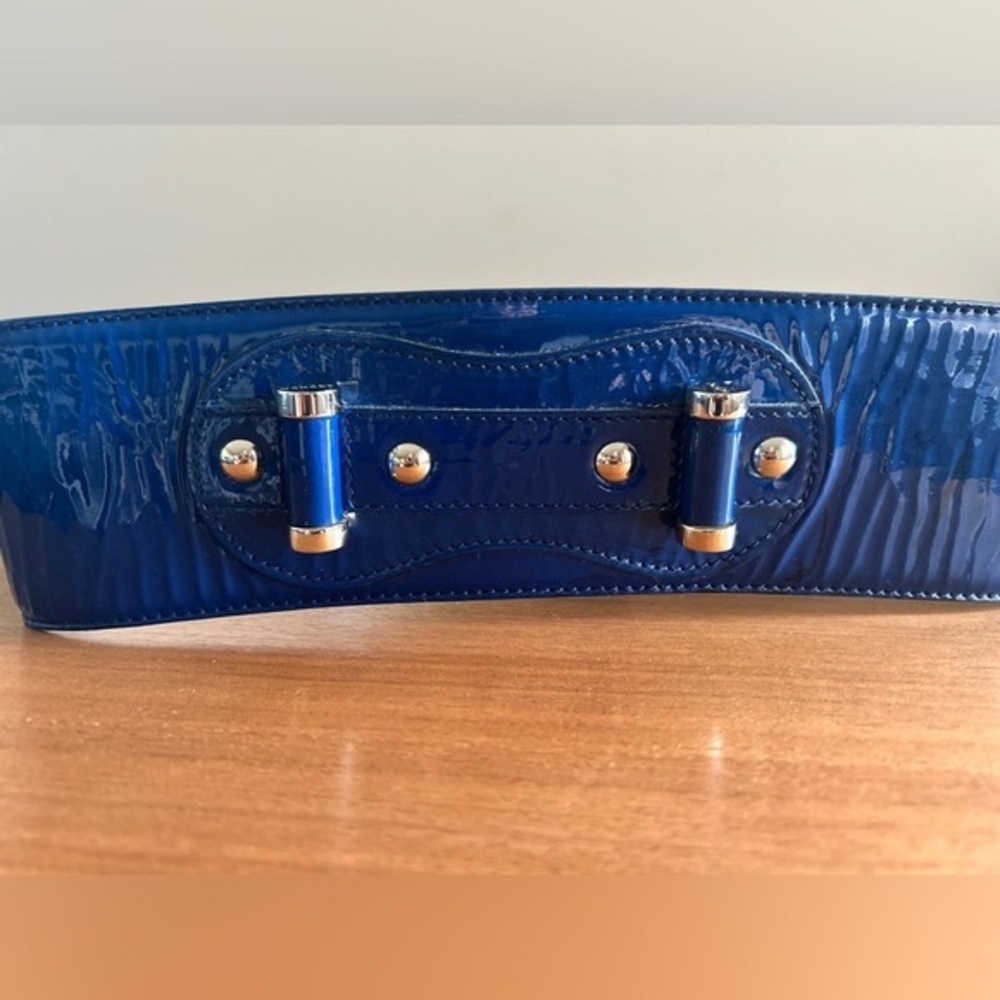 ESCADA Patent Leather Belt Size 42